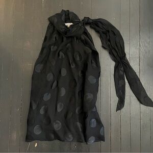 DKNY Black Halter Top